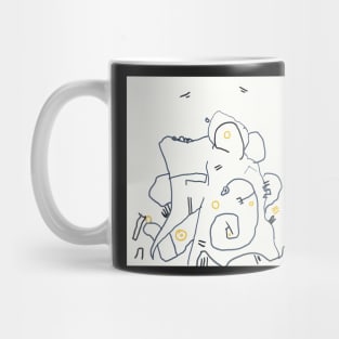 Pillow Bed Fight Mug